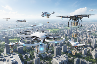 Drones and flying robots