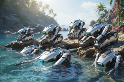 Amphibious robots