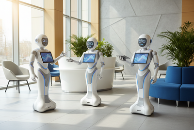 Reception robots