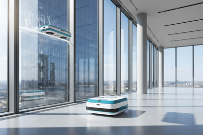 Window and surface cleaning robots