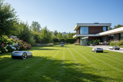 Mowing and maintenance robots