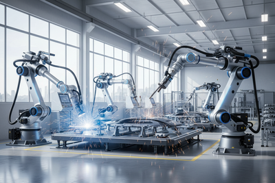 Welding and surface treatment robots