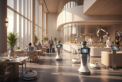 Robots for gastronomy and hospitality