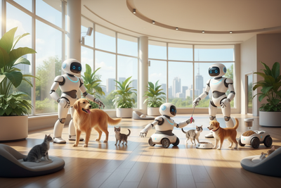 Animal care robots