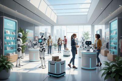 Robots for retail and services