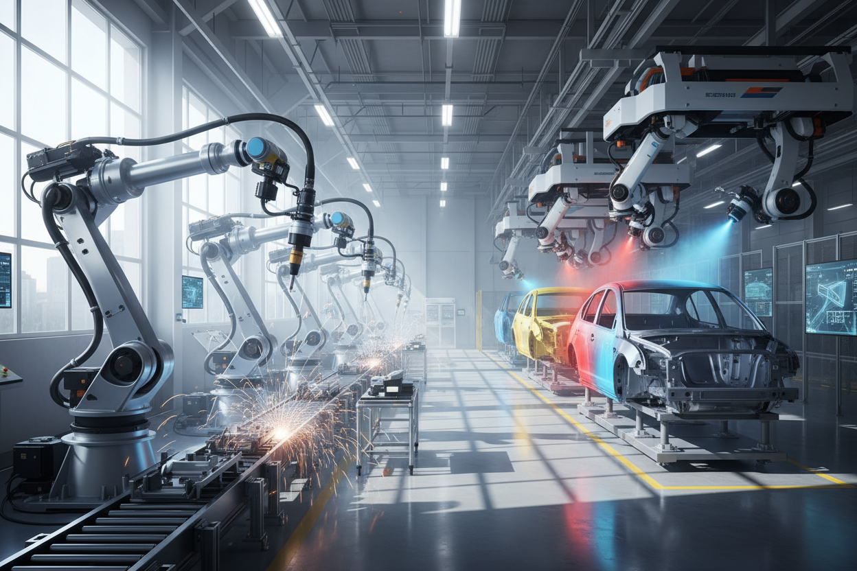 Roboti pro svařování a lakování – www.svet-robotu.cz