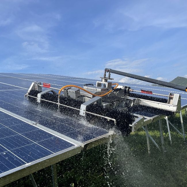 Autonomous Solar Panel Cleaning Robot E32L - PV Maintenance | World of ...